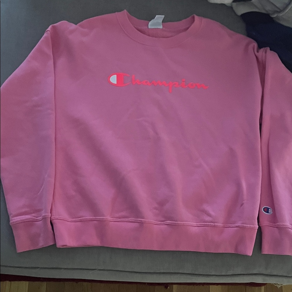 Champion Vibrant Pink Crewneck Sweatshirt